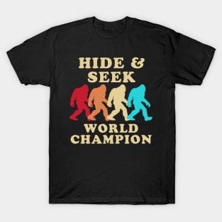 Hide and Seek World Champion Bigfoot T-Shirt